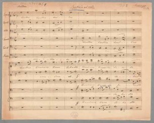 Sanctus in F-dur JWV 8 b - BSB Mus.ms. 4744 a-1