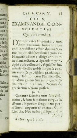 Cap. V. Examinandæ Conscientiæ Quis sit modus