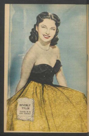 Beverly Tyler (estrella de la 20th. Century) - [Fotografía]