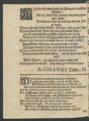 Wie kanst du Lebens-Geist doch länger noch besitzen [...]