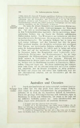 III. Australien und Ozeanien