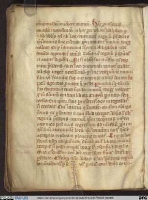 Statuta papalia ordinis Cisterciensis - UER MS 158