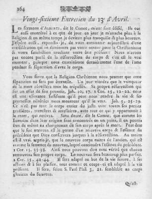 Vingt-sixiéme Entretien du 13e d'Avril.