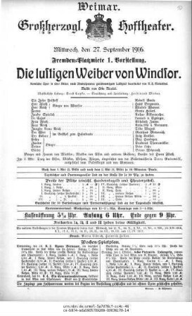 Die lustigen Weiber von Windsor