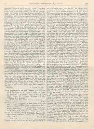 357-362 [Rezension] Kayser, Theodor, Hiob in dramatischer Form