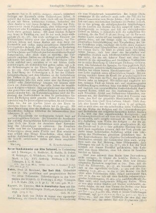 357-362 [Rezension] Kayser, Theodor, Hiob in dramatischer Form