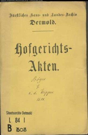 Böger, Simons Witwe gegen Bürgermeister Johann von der Wippers Witwe Alheit Erpbrockhausen (Erp-Brockhausen) - Schuldforderung