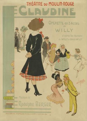 Claudine. Opérette en 3 Actes. Théâtre de Moulin-Rouge