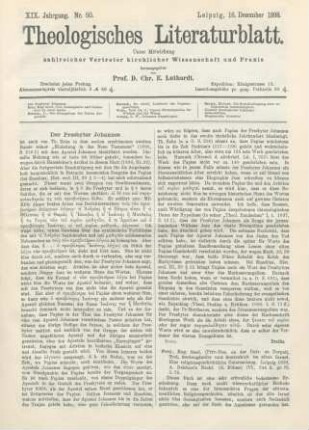 585-586 Der Presbyter Johannes