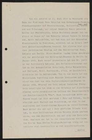 Eberhard von Bodenhausen: Lebenslauf
