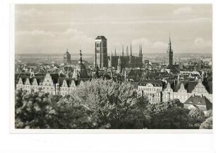 Stadtansicht von Danzig (Ansicht vom Bischofsberg)