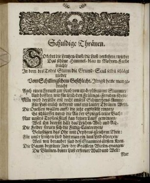 Schuldige Thränen.