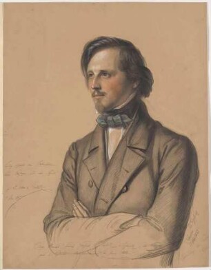 Bildnis Redwitz, Oskar von (1823-1891), Schriftsteller, Germanist, Philosoph, Jurist