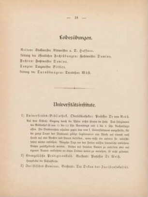 18-22, Universitätsinstitute