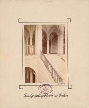 Landgericht, Guben: Treppenhaus