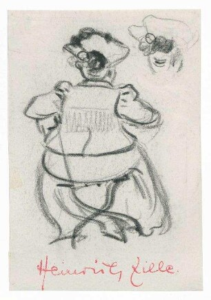 Sitzende Frau mit Hut, Rückenansicht