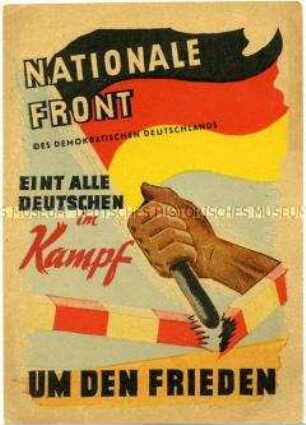 Postkarte der Nationalen Front