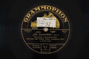 "Die Zauberflöte" : Dies Bildnis ist bezaubernd schön / (Mozart)
