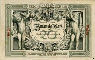 Deutsches Reich: 20 Mark 1882 Probe