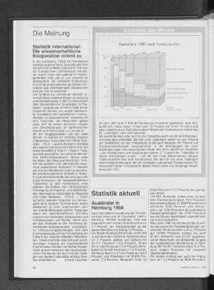 Gestorbene 1987 nach Todesursachen