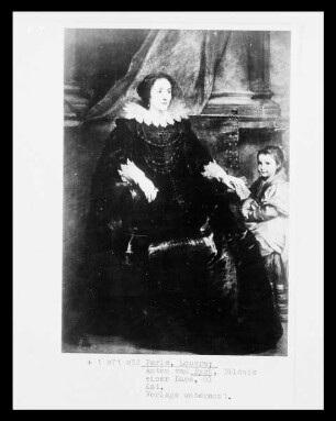 Porträt einer adligen Dame mit ihrer Tochter, früher benannt als Porträt der Frau des Bruders von Rubens
