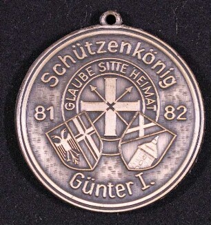 Orden Schützenkönig Neuss-Furth 1981/82 Günter van Fonderen