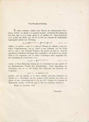 Zur Theorie der Abelschen Gleichungen