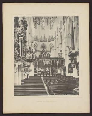 Tafel 13 Inneres der Marienkirche