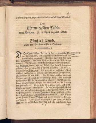 Fünftes Buch. Von den Occidentalischen Tartaren