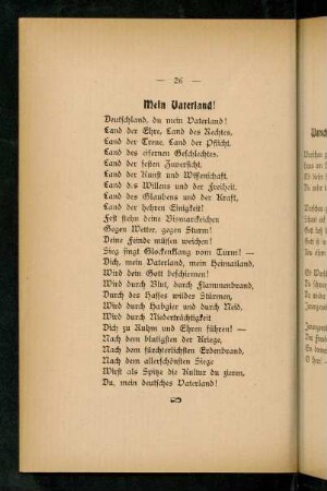 26, Mein Vaterland!