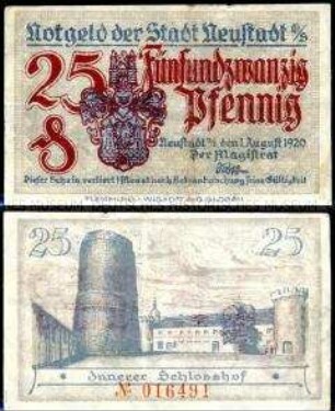 Neustadt Oberschlesien 25 Pfennig
