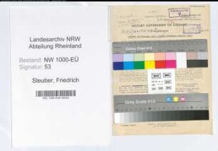 Entnazifizierung Friedrich Steuber, geb. 02.05.1902 (Elektromonteur)