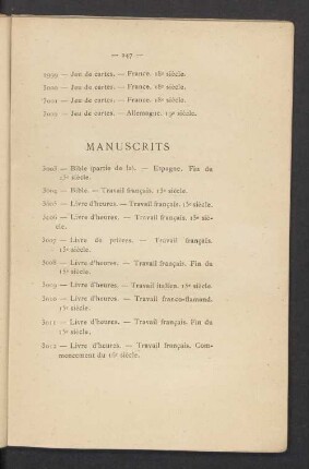 Manuscrits