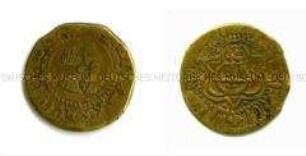 Nürnberger Rechenpfennig mit Reichsapfel von Egidius Krauwinckel
