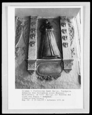 Epitaph einer adeligen Dame