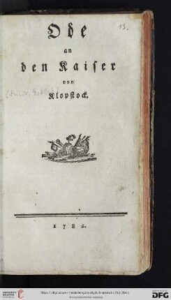 Ode an den Kaiser