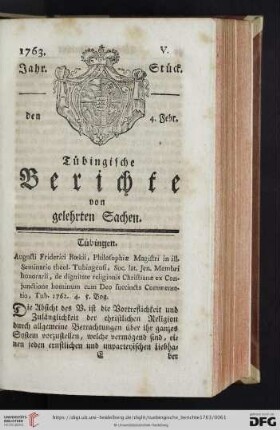 [V.-VIII. Stück] (Februar 1763)