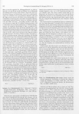 977-978 [Rezension] Wort, Sakrament, Charisma