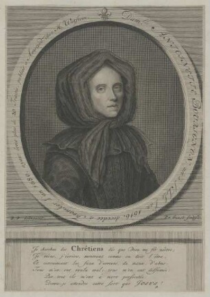 Bildnis der Antoinette Bourignon