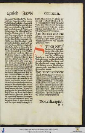 Die erst sant peters canonica epistel