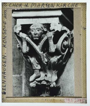 Konsole im Chor der Marienkirche, Gelnhausen