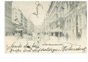 Rue du Mont Blanc in Genf
