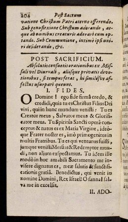 204-212, Praxis praeparandi se ad sacrificium Missae tempore ...