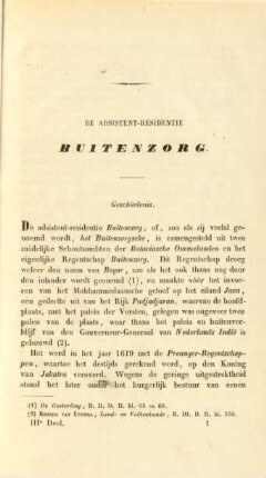 De adsistent-residentie Buitenzorg