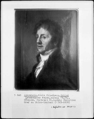 Portrait Friedrich Ludwig Christian Graf zu Solms-Laubach