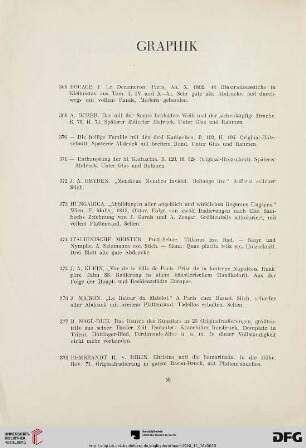 Graphik (Nr. 368-395)