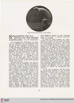 12: Schaumünzen und Plaketten auf der Kölner Ausstellung