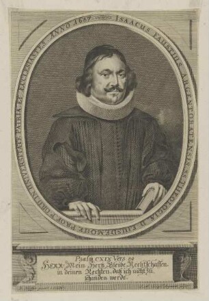 Bildnis des Isaacus Faustius