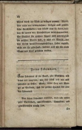 Feine Lebensart.