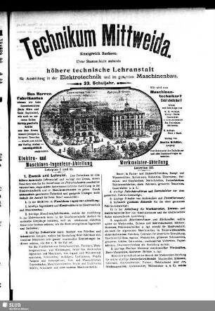 33.[1899/1900]: Schuljahr